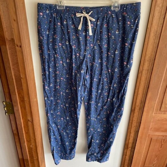 VINEYARD VINES Men's Christmas Cotton Santa Whale Lounge Pajama Pants - Picture 2 of 15